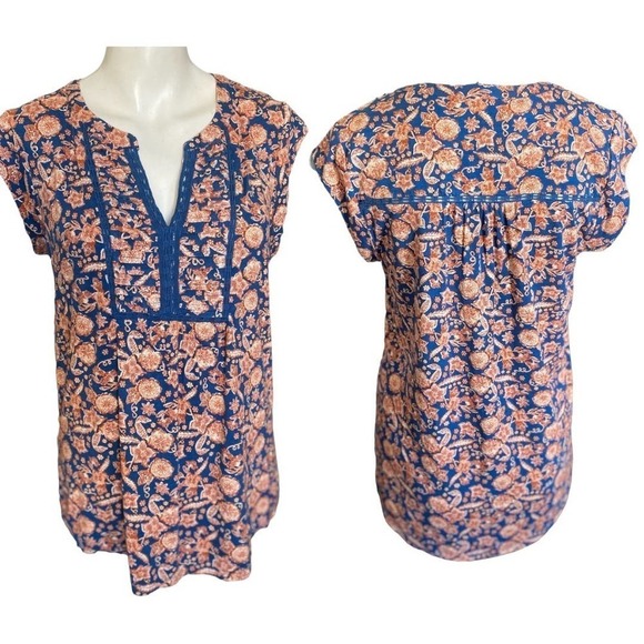 Daniel Rainn for Stitch Fix Floral Blouse Size S - Picture 1 of 9